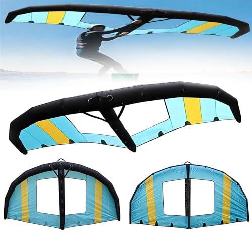 Paquete de Tabla de Foil Inflable Wings 120L, Tabla de Foil de Alto Rendimiento con Mochila para Viajes, Surf y Lago, diversión al Aire Libre. 4m³