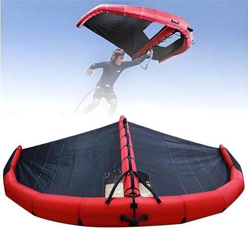WYBYYDS Tabla Hinchable Wing Foil Ligera y Portátil para Wing Surfing, Diseño Pump-Up para Viajar Fácilmente, Tabla Hydrofoil Estable para Principiantes y Avanzados 4m³