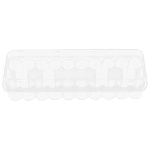 LAPYAPPE Caja de Plástico Capacidad de 3 Ml para Almacenamiento de Microtubos y Tubos de Diseño Compartimentado y Cierre Seguro, Adecuado para Uso y Viajes