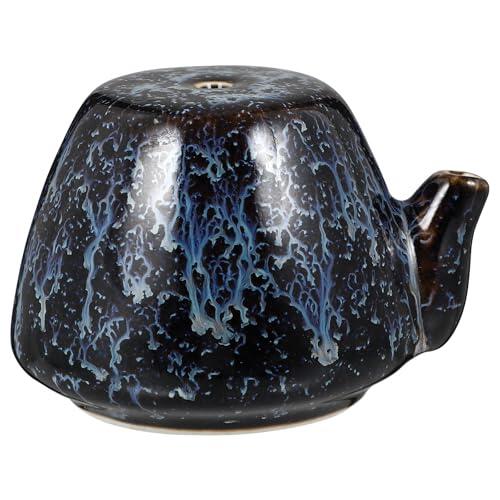 Kichvoe 1pieza Cerámica Gotero de Agua para Caligrafía Contenedor para Tinta con Bordes Lisos Accesorio para Pintura y Arte Tradicional Chino para Amantes Caligrafía y Cultura Oriental