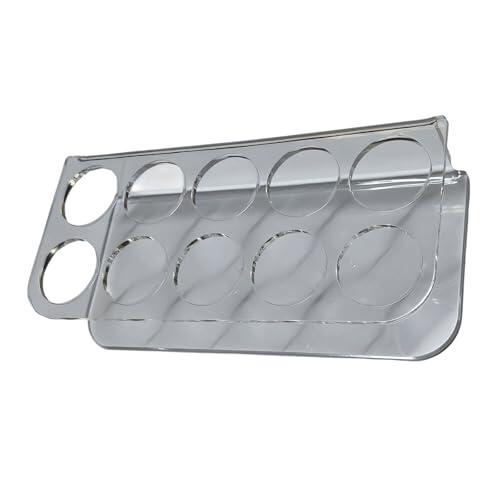 BOYANDM Práctico estante de 10 ranuras que proporciona un almacenamiento organizado y a prueba de polvo para encimera de cocina
