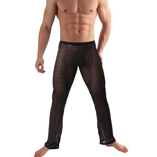 Pantalones Deporte Hombre, Pantalones Elasticos Casuales De Color Liso Elásticos Tipo Jogger Ideales para El Verano Ligeros Y Cómodos
