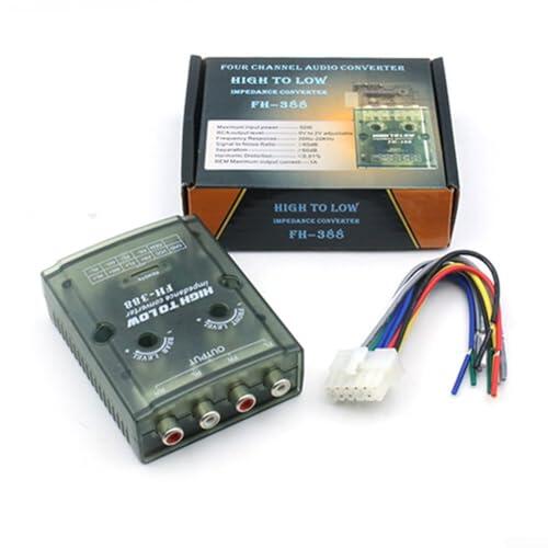 Guía técnica del convertidor de audio PH-388 para sistemas de sonido en vehículos