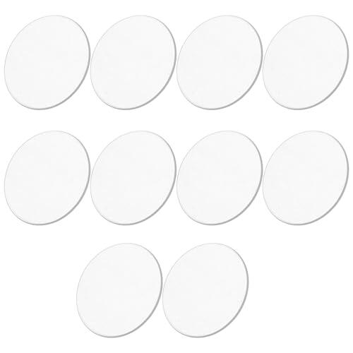 FIXOSHEE Vidrios de Reloj para Química 10 Unidades 45 MM Vidrio Grueso Transparente Superficie Curva para Uso en Laboratorio y Cubiertas de Vasos