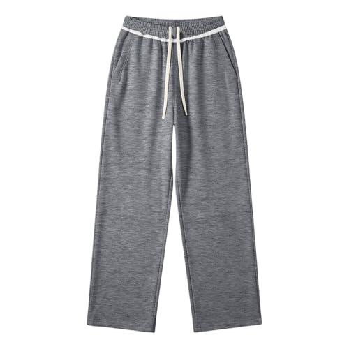 Pantalones Trabajo Hombre, Pantalones Trekking Hombre Deportivos De Moda con Cintura Elástica Y Corte Holgado De Pierna Ancha