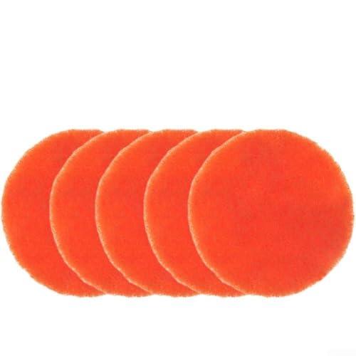 Almohadilla de limpieza, 5 piezas de paño industrial de nailon para pulir de 4 pulgadas, almohadilla abrasiva para limpieza de cocina para fregar superficies