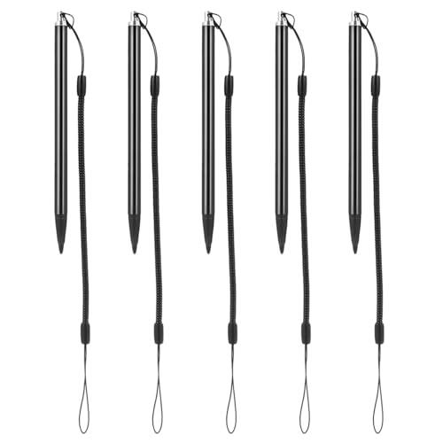 Cabilock 5 Piezas Lápiz Táctil para Tablet de Alta Precisión con Diseño Ergonómico y Cuerda de Resorte Antipérdida para Dibujo y Creación en Pantalla Táctil