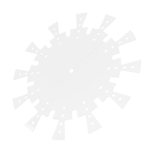 Cabilock Plantilla de Números de Transparente Reloj de 30 Cm de Acrílico Marcado Resiste Deformación Simplifica para y Proyectos de y Carpintería