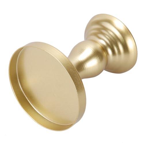 IMIKEYA Soporte Alto para Exhibir Postres para Tartas de Metal Dorado, Bandeja Redonda Delicada en Fiestas y Celebraciones Obsequios