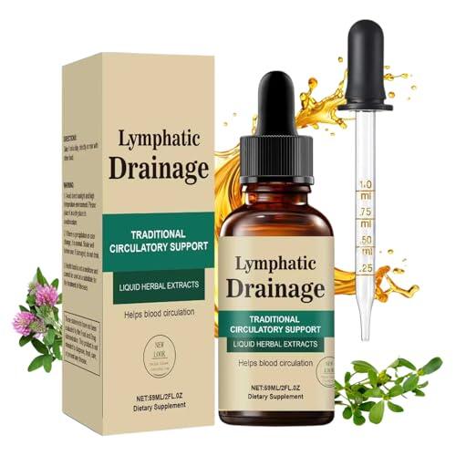 Linfático Gotas - Apoya la Absorción del Sistema Inmunológico - Equilibrio y Bienestar - para Lipedema, Piernas Cansadas y Presoterapia | 59 ml