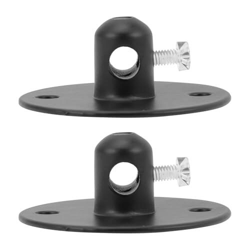 iplusmile Sujetacables Ligeros y Bloqueador de Cables de Rosca para Cables de Alimentación, Diseño Compacto en Hierro Negro Fácil Instalación y Efecto de Fijación para Luces Colgantes