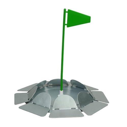 QUILSTM Vaso de práctica de Golf para Putting, Accesorio de Entrenamiento para Oficina en Interiores con asta de Bandera portátil y Ligera, Herramienta de Repuesto para