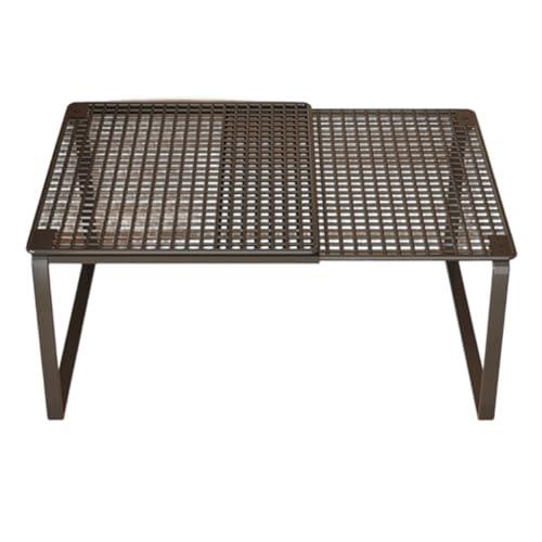 JoyousMall Estante organizador de gabinete expandible, estante de almacenamiento de metal ajustable para armarios de cocina, soporte apilable para especias y platos, solución de organización del hogar