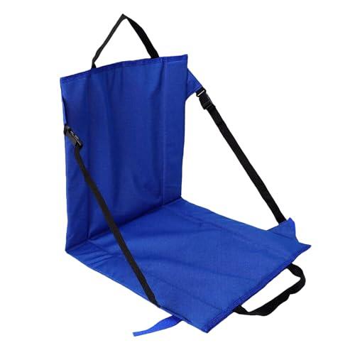 HEEPDD Asiento de Estadio, Cojín Portátil para Asiento de Estadio con Correas Ajustables para los Hombros y Respaldo, Cojín Ligero Plegable para Acampar, Senderismo, Eventos Deportivos,