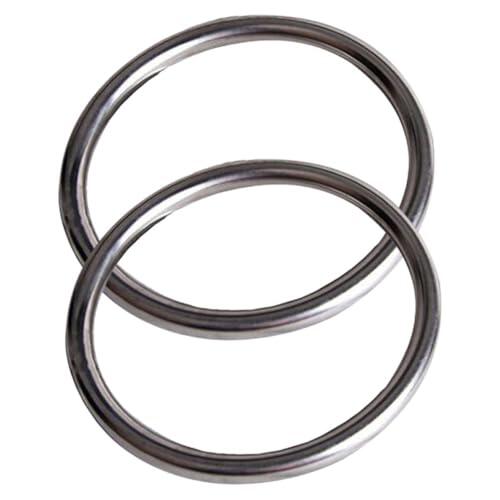 Alasum 2 Anillos de Entrenamiento Wing y Ejercicios de Resistencia de Acero Inoxidable para Fortalecer de Brazo en Marciales