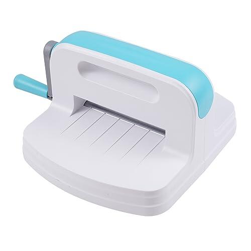 Ausla Máquina de Estampado, Máquina Troqueladora Manual ABS con de Rodillos de Acero, Apertura de 198 X 150 Mm de Ancho, 5 Placas Posteriores, para álbumes de Recortes, Tarjetas, Manualidades