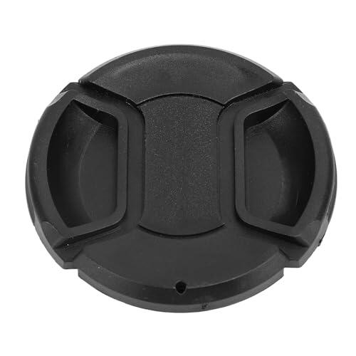 PUSOKEI Tapa de Lente Protector Antiarañazos Resistente Al Polvo para Lente de Cámara con Cuerda de Prevención de Pérdidas (49mm)