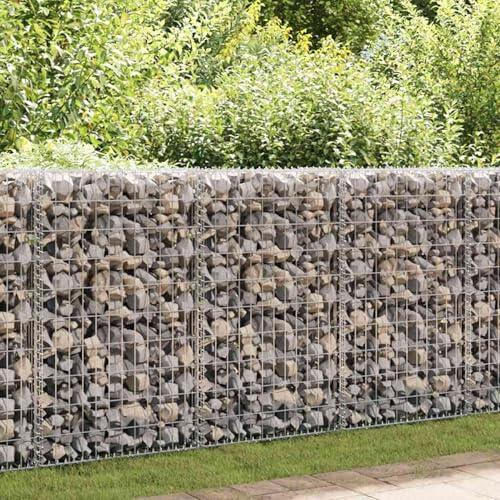 Fasba Muro de Gaviones de Acero Galvanizado - 150x60x100 cm - Resistente a la Intemperie y Gran Capacidad de Carga