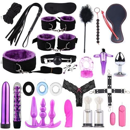 Kit De Entrenamiento De Deportes Extremos 28 Piezas Con Kit Suave Y CóModo-K + 11 (PúRpura)