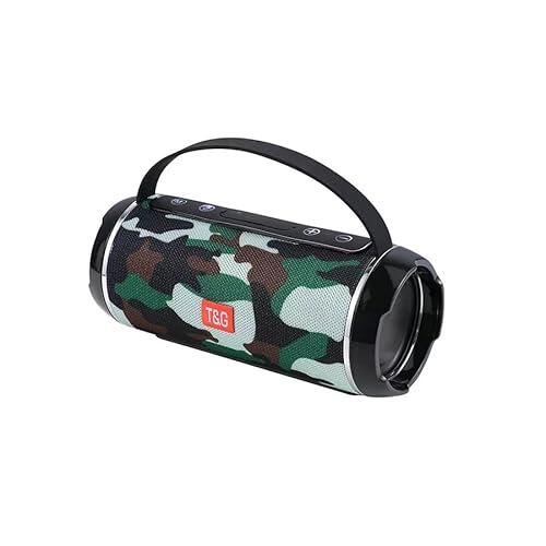 T&G - Altavoz Bluetooth portátil Altavoz Dual de 30 W, Audio de Alta resolución TWS, Tarjeta TF/USB, micrófono Integrado, Cable, Impermeable para Exteriores y Viajes