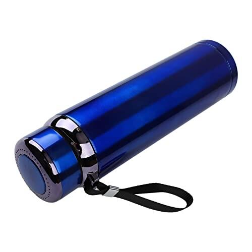 Qcwwy Botella de Agua Aislada de 1000 Ml, Vacío de Doble Pared de Acero Inoxidable, 34 Oz, 1 Cuarto de Galón, 24 Horas de Frío Caliente, sin BPA, a Prueba de Fugas con Tapa Abatible y