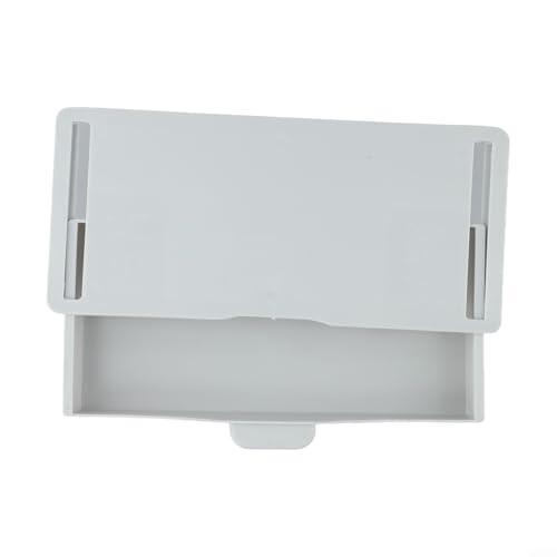 AugustknowU Organizador de cajones aerodinámico para debajo del escritorio con estructura ABS para guardar artículos de papelería y herramientas de oficina en diseño compacto (gris)