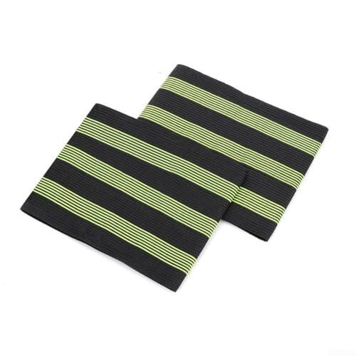 2 correas de tobillo para bicicleta, bandas de látex para piernas, posición segura, protección contra la grasa, ligera, 30 x 9,5 cm, para ciclismo, correr, camping, uso multiusos de tobillo y muñeca