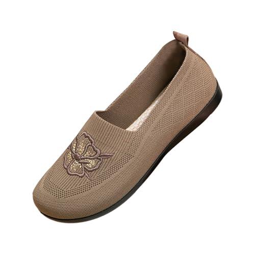 Womens Slip On Trainers Summer Ladies Barefoot Sneakers Walking Barefoot Shoes Mesh Breathable Lightweight Casual Fashion Wide Fit Beach Comfy Washable Slide Sport Orthopedic Shoes