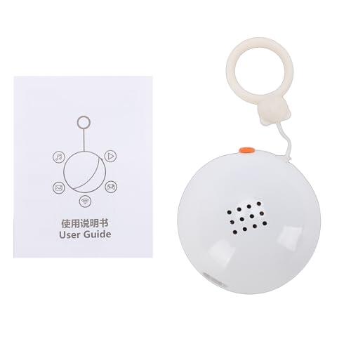 ASHATA Bola de Cristal 3D Pantalla de 360px Reproductor de Vídeo Fotográfico para Entusiastas del Entretenimiento Esfera Transparente Orbe de Memoria de 1 GB (White)