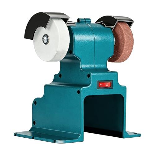 Amoladora inalámbrica de rueda para batería de 18 V con pulido grueso y fino, lijado, eliminación de óxido, bancos eléctricos, afilador de amoladora