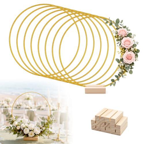 Elegancia y versatilidad para tus eventos: Set de aros metálicos Mirriverse