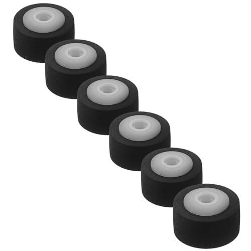 POPETPOP 6 Rodillos de Presión de Plástico y Goma para Cinta de Casete Prácticos para Grabadoras de Coche y Reproductores Estéreo