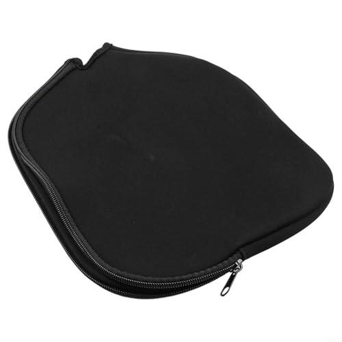 Yhenlovtt Raquetas de almacenamiento de neopreno hidrofóbico a prueba de golpes de tamaño estándar con funda gruesa para transporte (color negro)