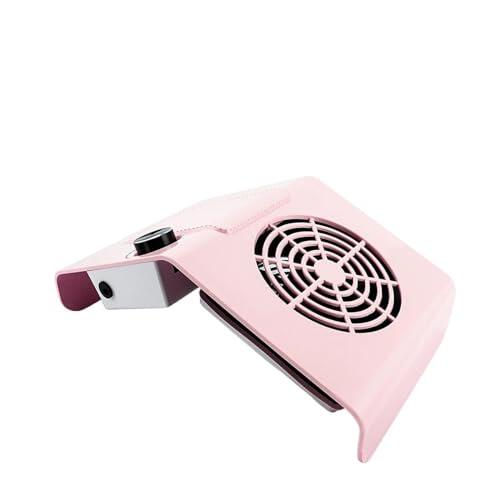 AUBEST Aspirador de uñas, Aspirador de Polvo for uñas, Potente Aspirador de Polvo for uñas, máquina de manicura y pedicura, salón de Arte de uñas, Velocidad Ajustable, 80W(Bianco)