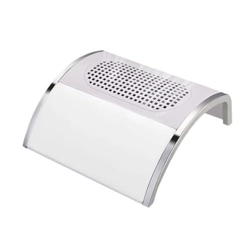 Aspirador de uñas, Aspirador de polvo for uñas de gran potencia de 120W, máquina aspiradora de un con 2 ventiladores, máquina de manicura, herramienta for salón de decoración de uñas(868-1 Purple)