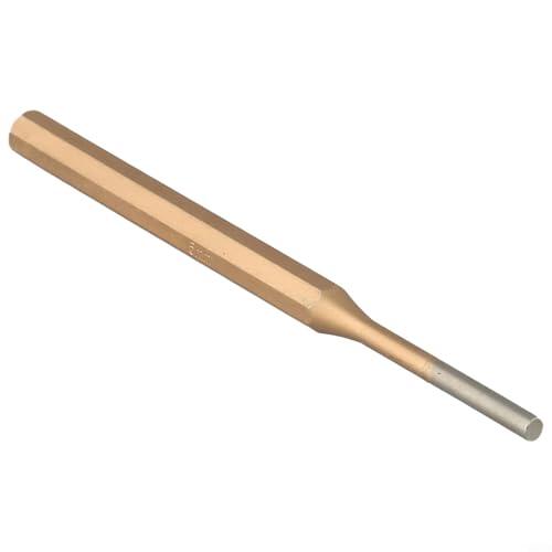 Juego de cinceles cilíndricos de acero crmn con tratamiento térmico Hrc4858 para instaladores profesionales de 3 mm, 4 mm, 5 mm, 6 mm, 7 mm, 8 mm (5 mm)