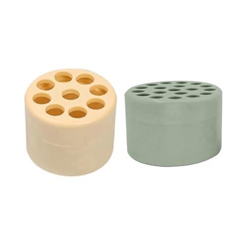 UDSKNV[KSL 2 Soportes para Tallos de en Espiral, Rejilla Floral Reutilizable para Florero, Soporte para Arreglos Florales en Espiral para Ramo de Bricolaje, B