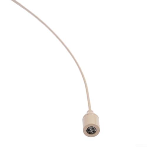 Micrófono para la cabeza, doble gancho para la oreja, micrófono para sistema inalámbrico, color carne beige para conferencias de actuaciones en escenarios