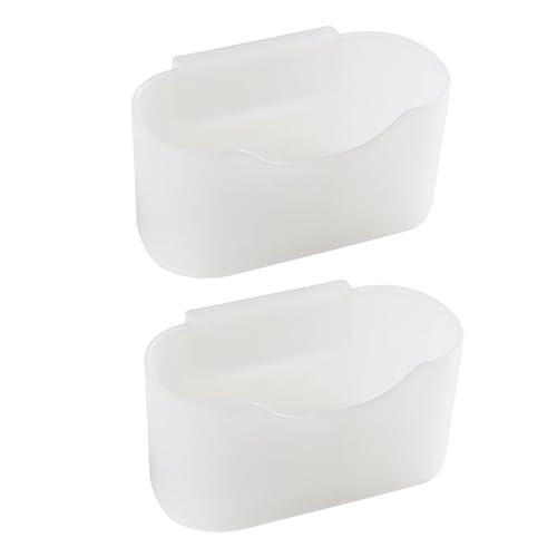 Srliya Mini Organizador de Puerta para Refrigerador, Solución Eficiente de Almacenamiento de Boca Ancha para Organización de Paquetes de en la Cocina, Juego de 2