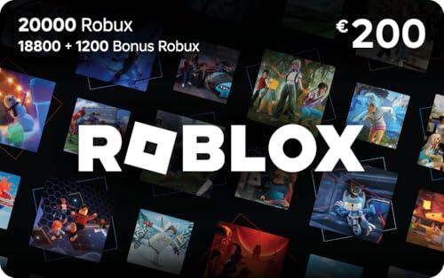 Tarjeta regalo digital de Roblox - 20000 Robux [Incluye un objeto virtual exclusivo] [Código de juego online]