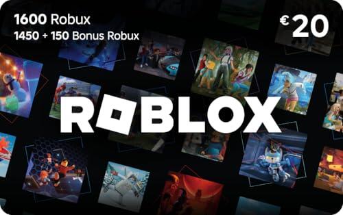 Tarjeta regalo digital de Roblox - 1600 Robux [Incluye un objeto virtual exclusivo] [Código de juego online]
