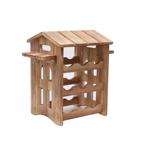 Estante For Vinos Con Piso Independiente,Soporte For Botellas De Vino 3 Niveles Y 9,para El Hogar, Bar, Cocina, Comedor(Color3)