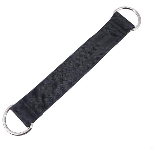 MERRYHAPY Correas Colgantes para Ejercicios de Musculación y Pilates, Anillo Metálico y Correa Doble Capa para Gimnasio en Casa