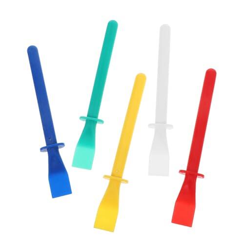 LALAFINA Aplicador de Pegamento de Plástico Pack de 5 Piezas Diseño Portátil y Fácil de Limpiar para Manualidades de Cuero Adecuado para Proyectos de Bricolaje Cinturones y Bolsos