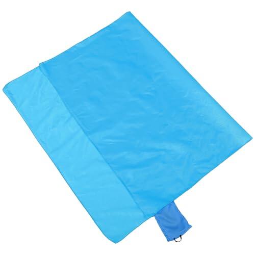 Hemobllo Esterilla para Acampar de Nylon Ligera y Lavable a Mano, Colchoneta Portátil Adecuado para Playa y Actividades al Aire Libre