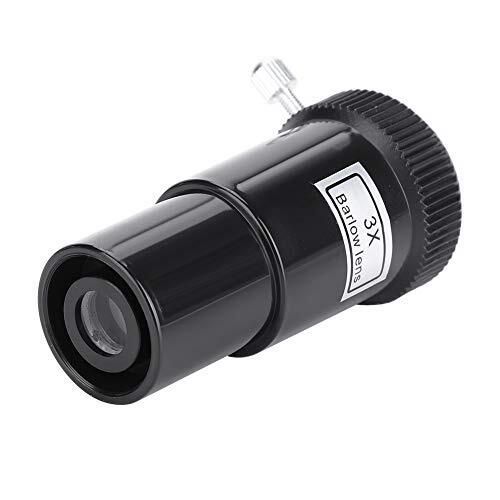 Vistreck Lente Barlow 3X de 0,96 Pulgadas - Plástico Liviano para Oculares de Telescopios Astronómicos