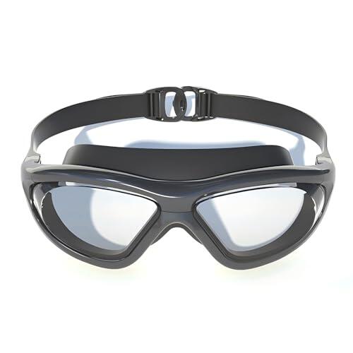 Genérico Gafas de Natación Antivaho para Miopía de -2,0 a -9,0 para Adultos y Niños, Protección Frente a Rayos Ultravioleta para Adultos Hombres Mujeres (-9)