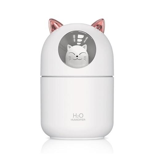 Humidificador de Gato de 300 ml: Diseño, Funcionalidad y Bienestar para el Escritorio