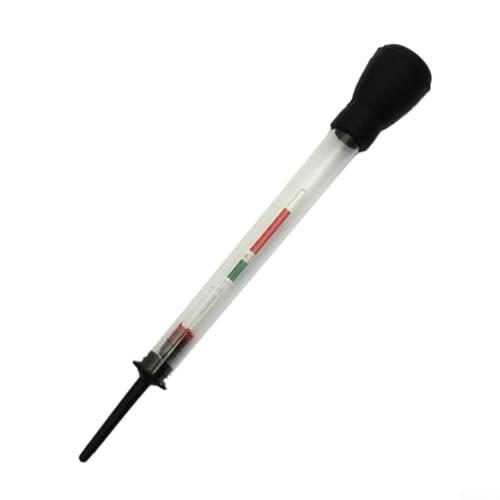 Hidrómetro 1100-1300, metro de densidad del electrolito para la prueba del coche, alta exactitud 0. herramienta plástica del flotador con la gama 1,10-1,30