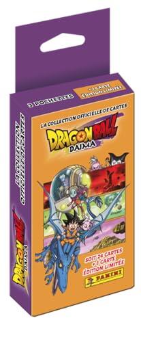 Panini Dragon Ball DAIMA Trading Cards - Blister con 3 Fundas + 1 Tarjeta de edición Limitada